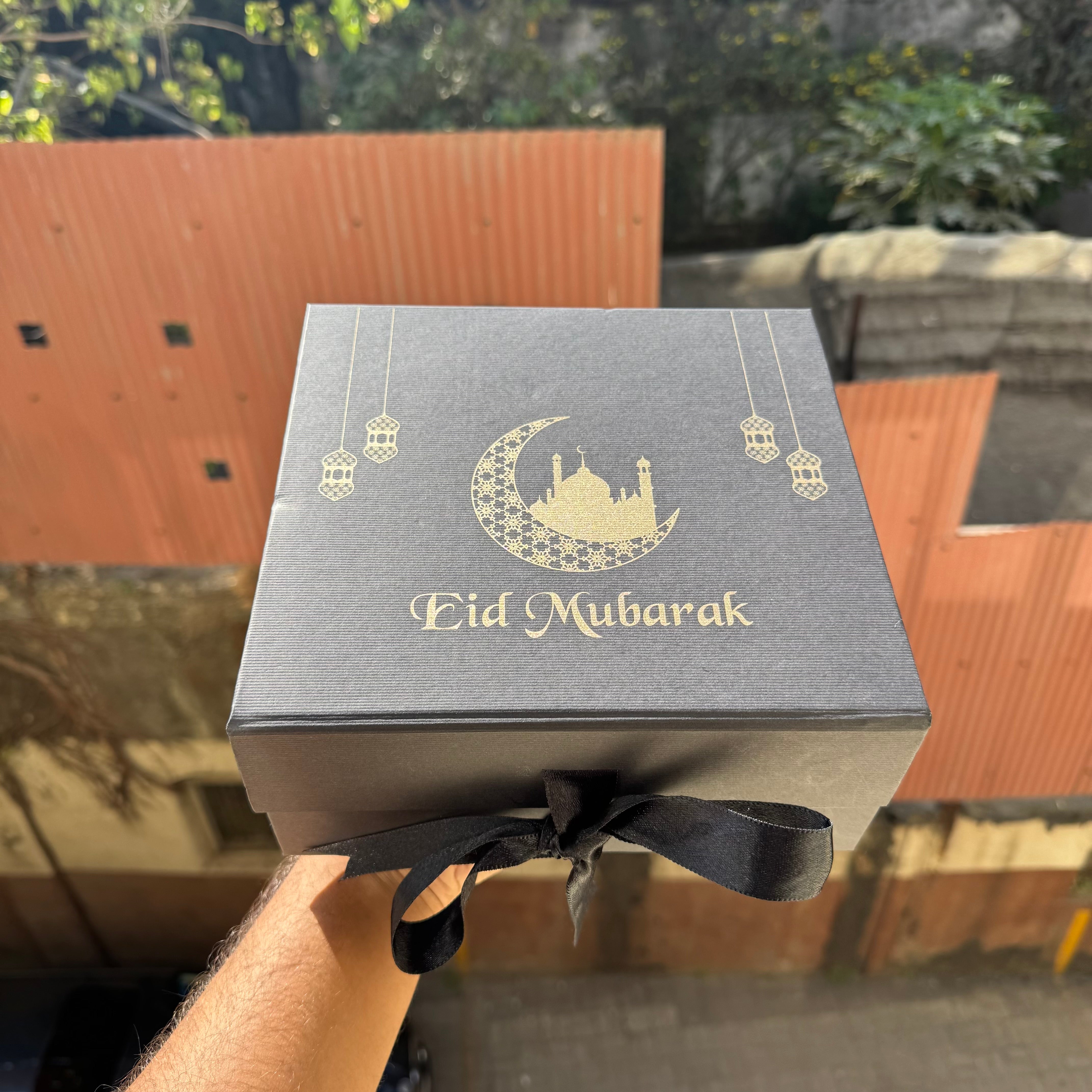 Eid Collapsible Trunk Ribbon Box 1pc
