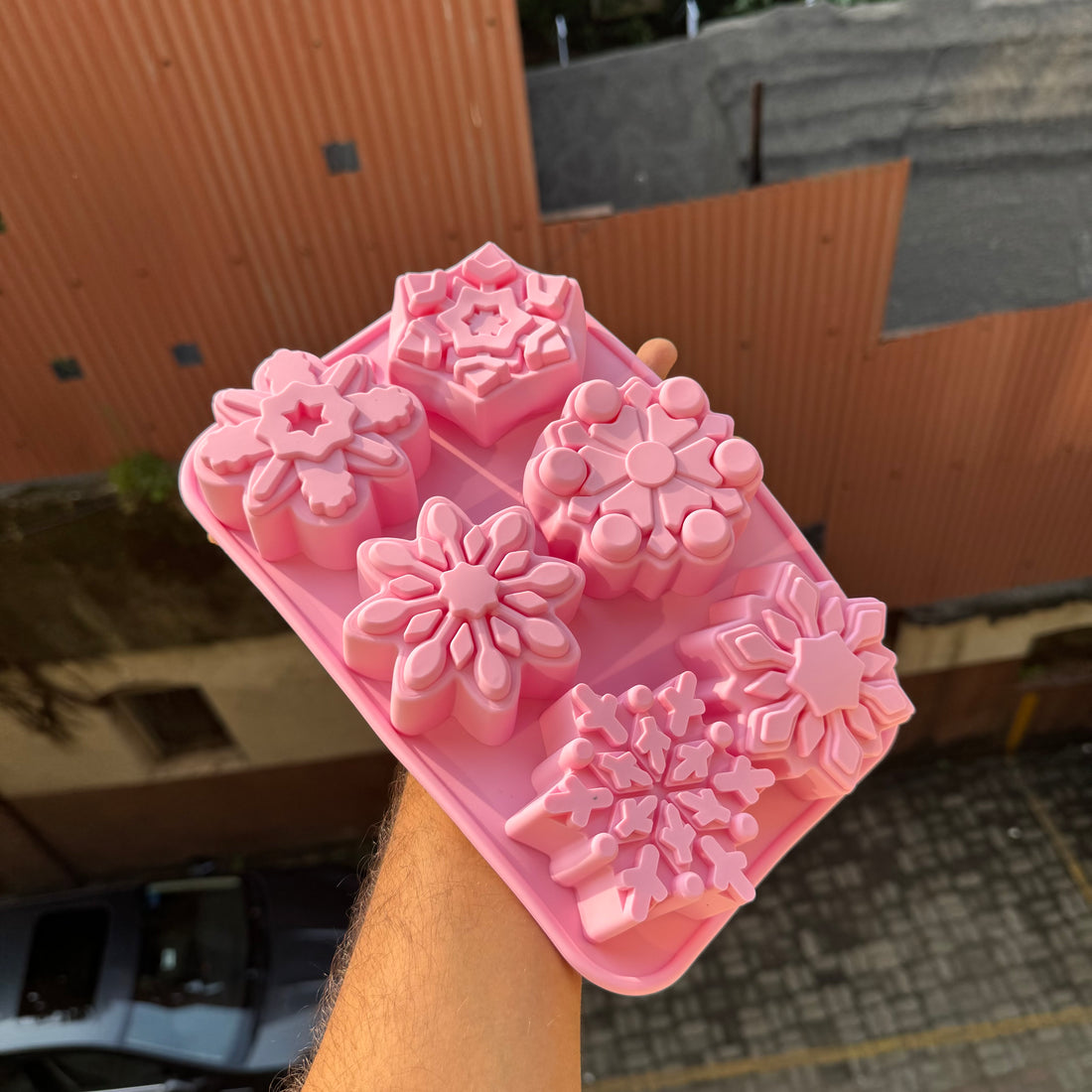 Snowflake Christmas Silicon Mould