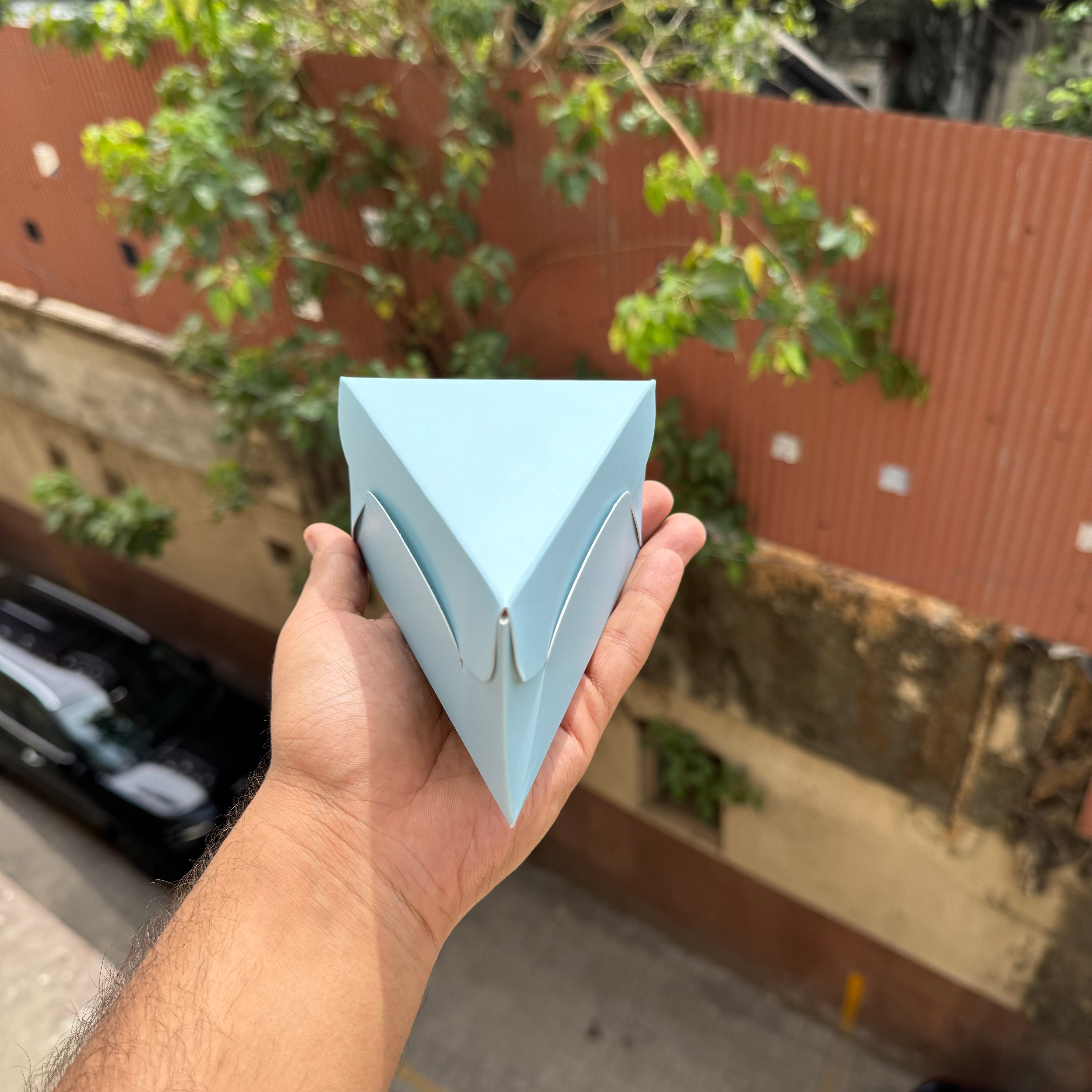 Pastel Sky Blue Pastry Box (10pc)