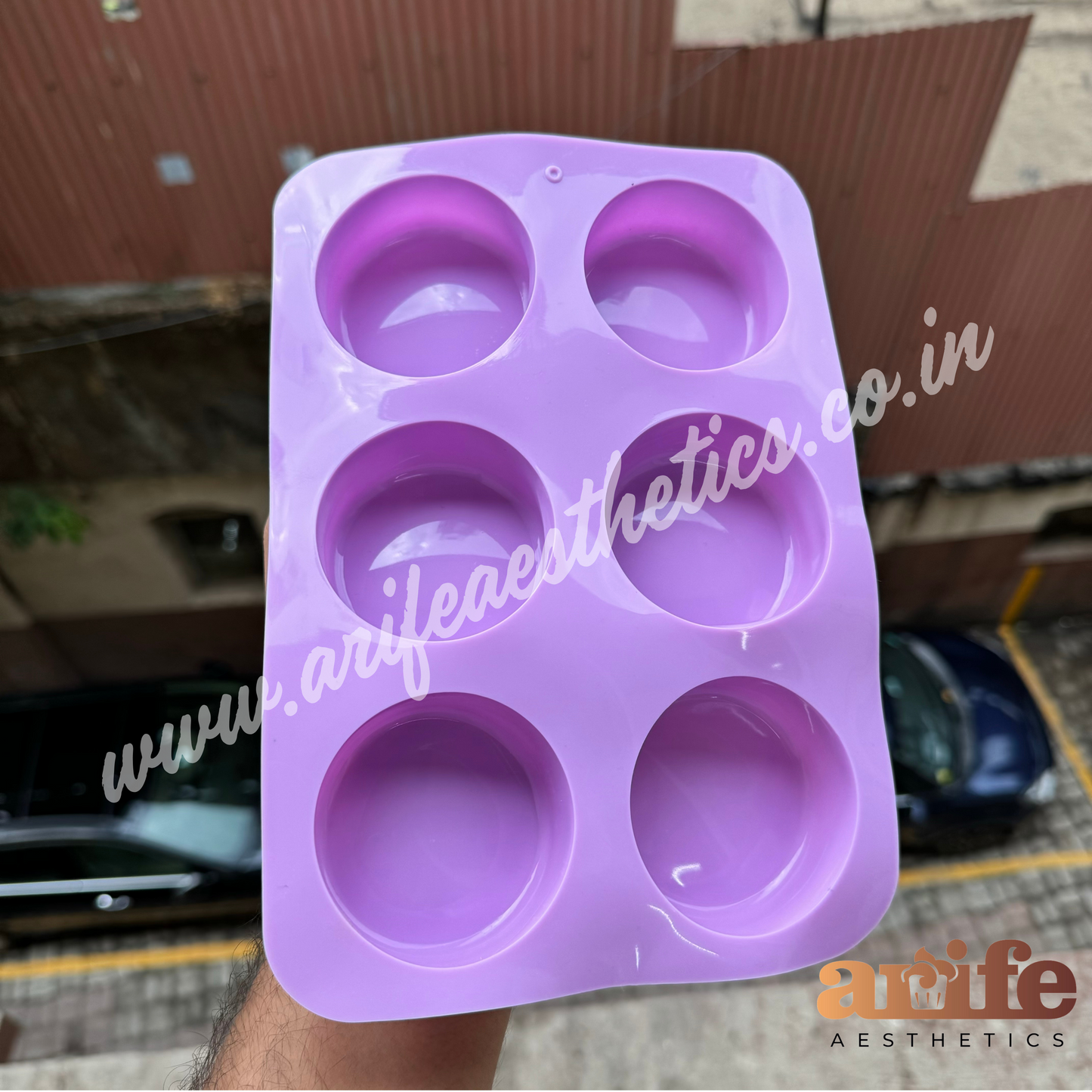 Silicon Oreo Disc Mould / Muffin Mould