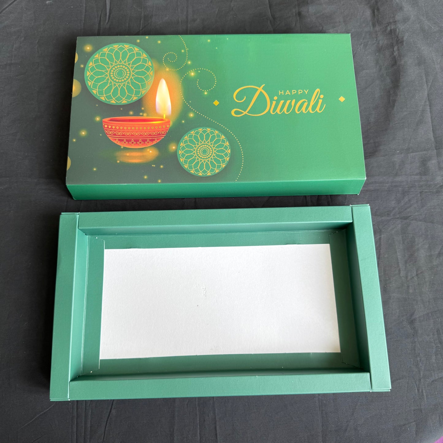 Diwali Foiled 18 Cavity Slider Box (10pc)