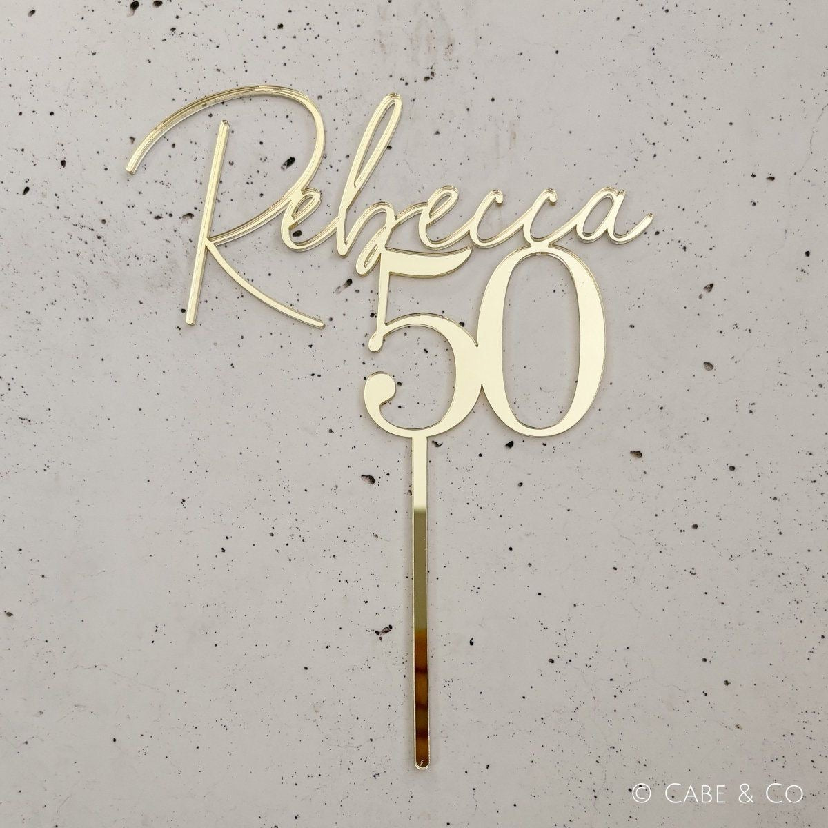 Customised Acrylic Topper