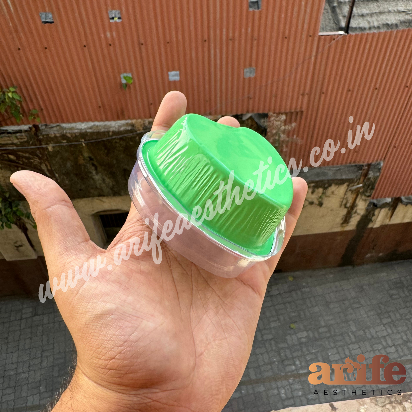 Foiled Bakeable Heart Cup With Lid