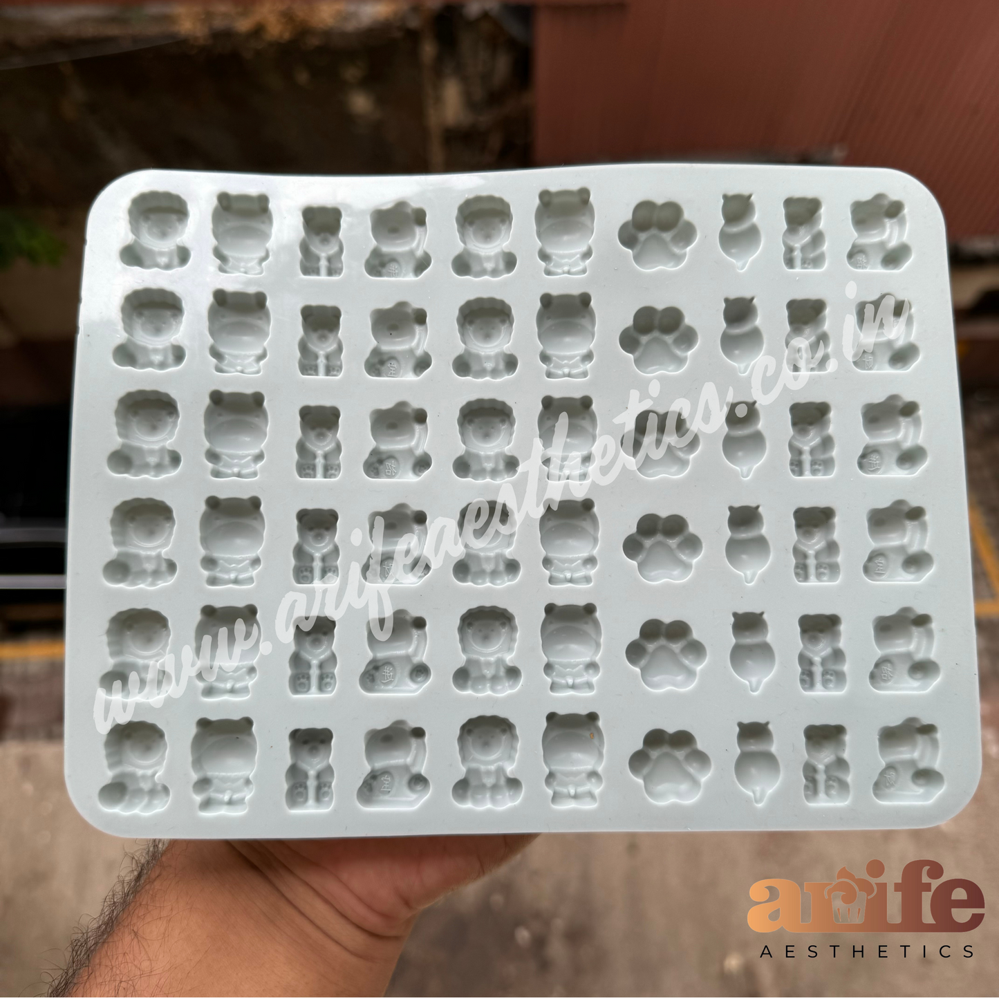 Cute Mini Animal Paw Jelly Silicon Mould