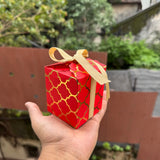 Pastel Candle Box With Ribbon (10pc)
