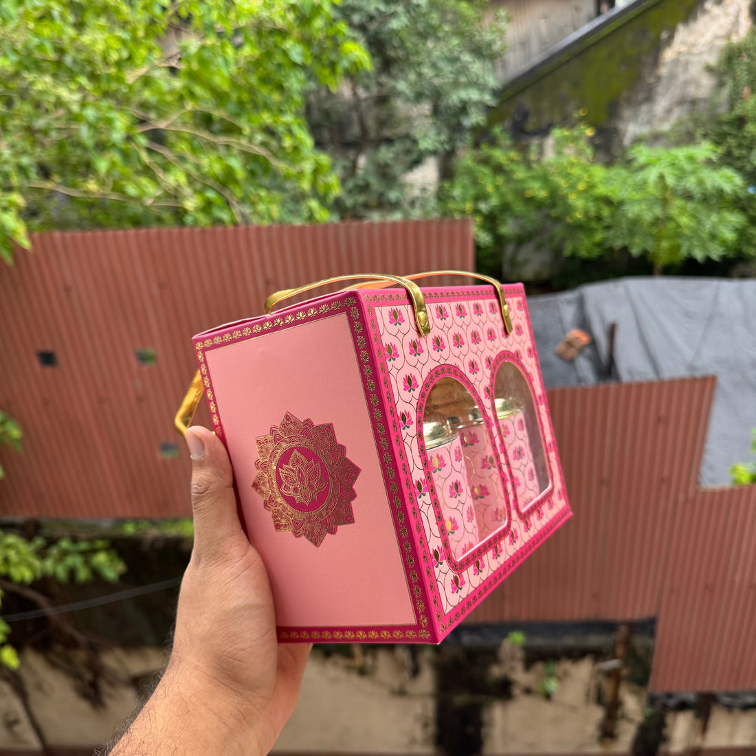 Pink Heritage Twin-Jar Festive Box