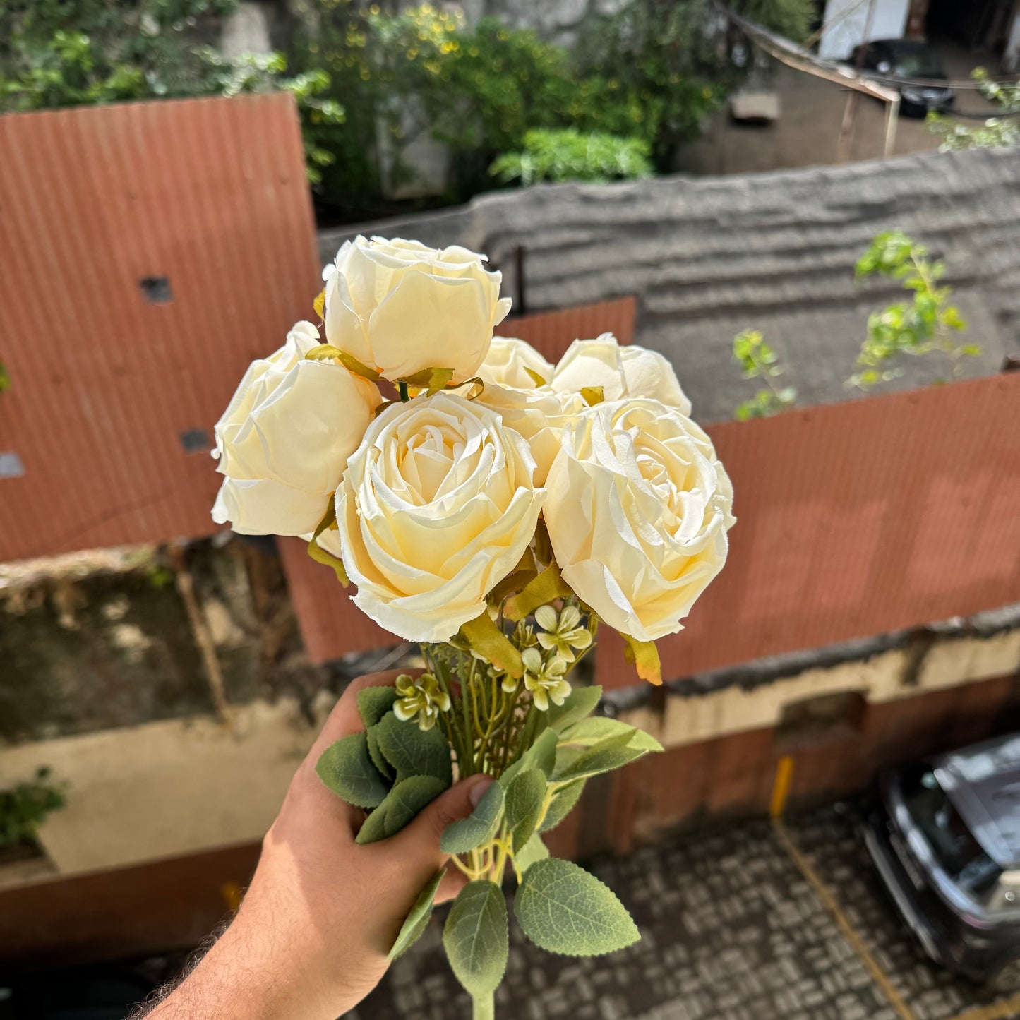 Big Rose Flower Bunch