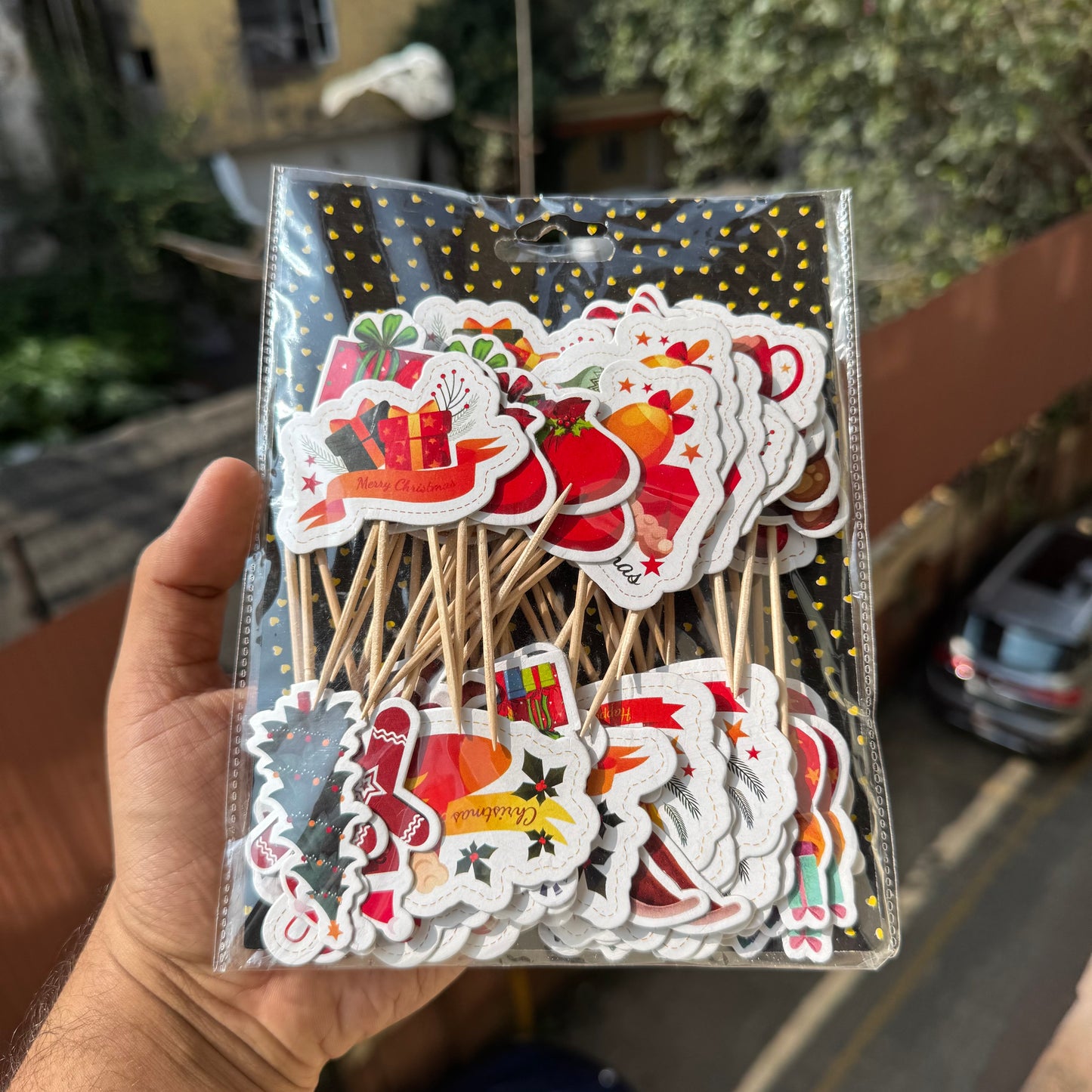 Christmas Paper Tags / Topper 50pcs Pack