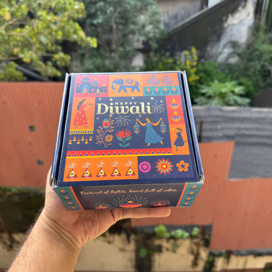 Diwali Corrugated Box 6x6x3inch (10pc)
