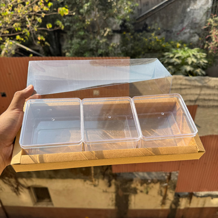 Dry Fruit / Dessert Hamper Box With Tubs