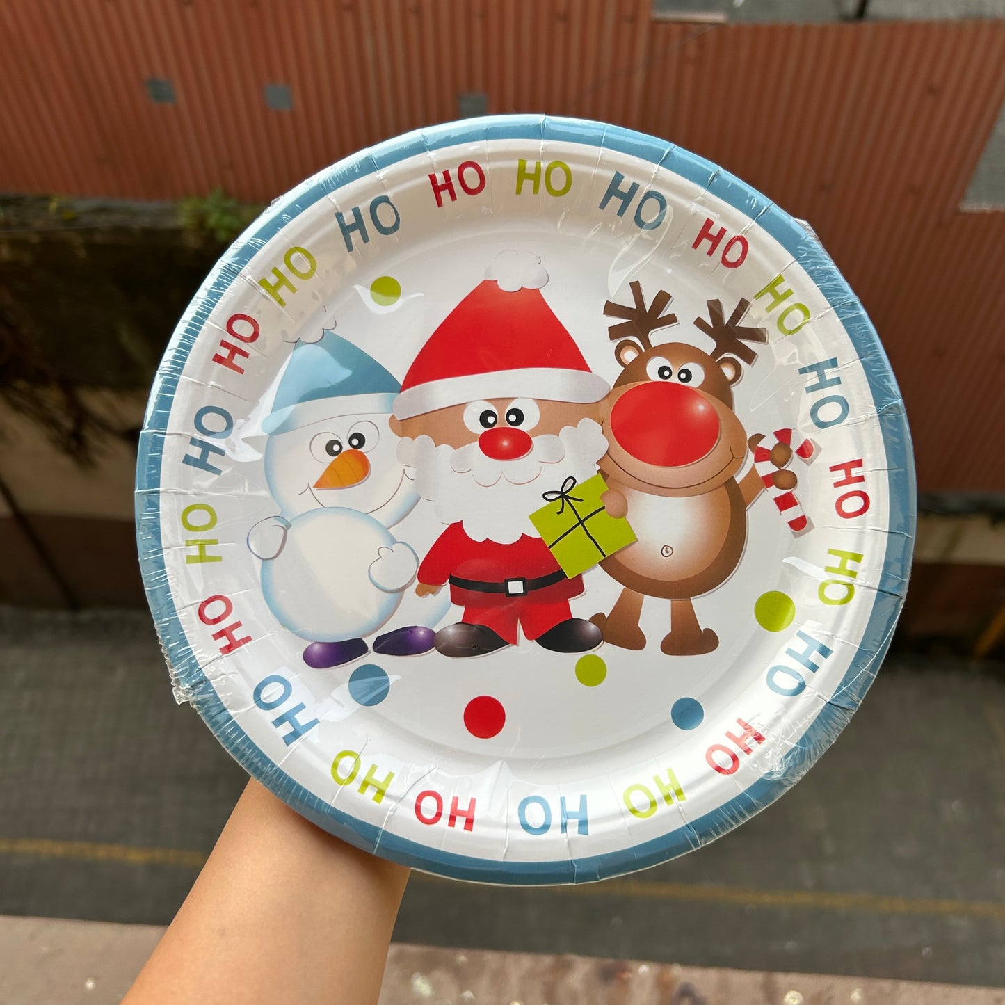 Christmas Disposable - Christmas Plates (10pc)