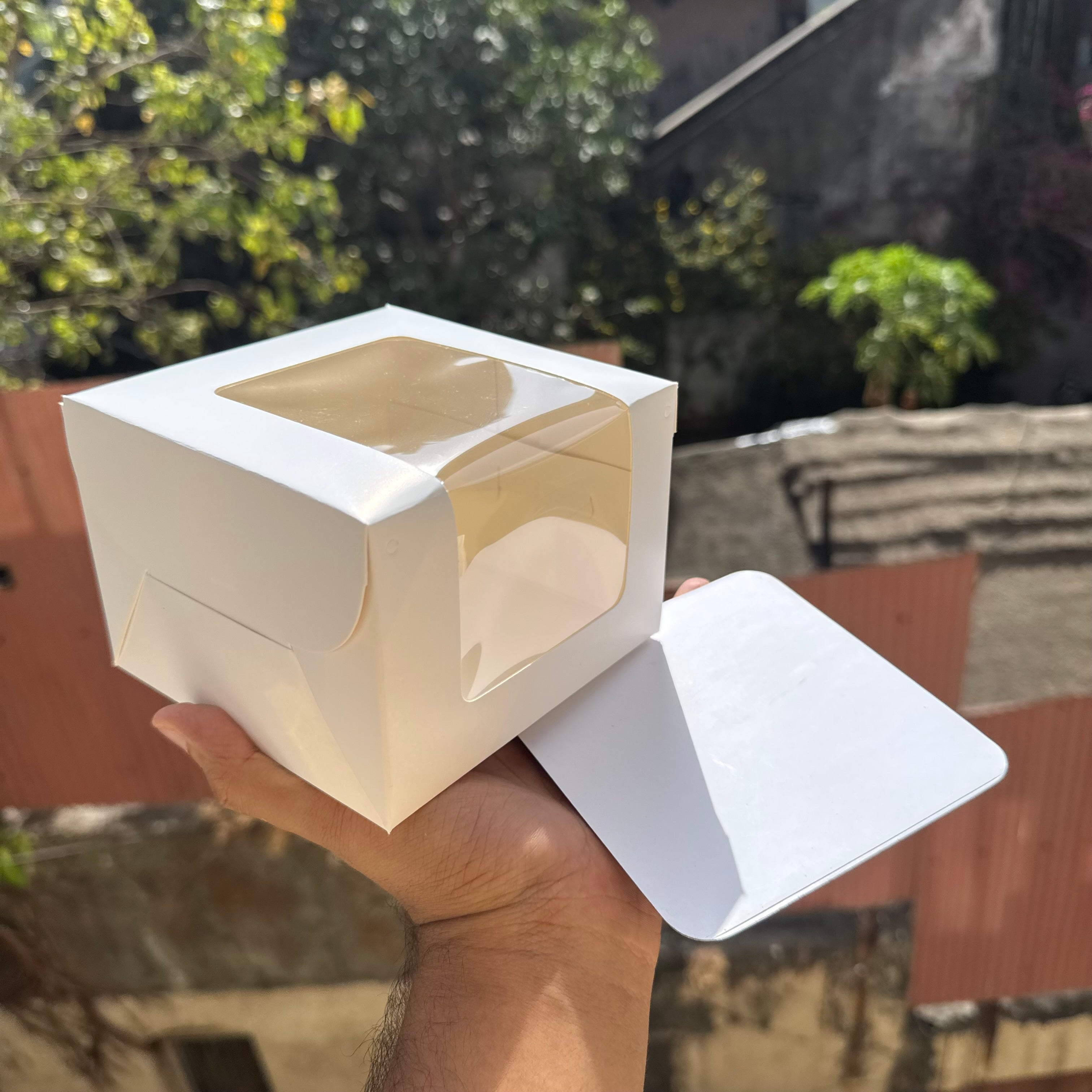 Cake Box With Reversible Base (10pc)