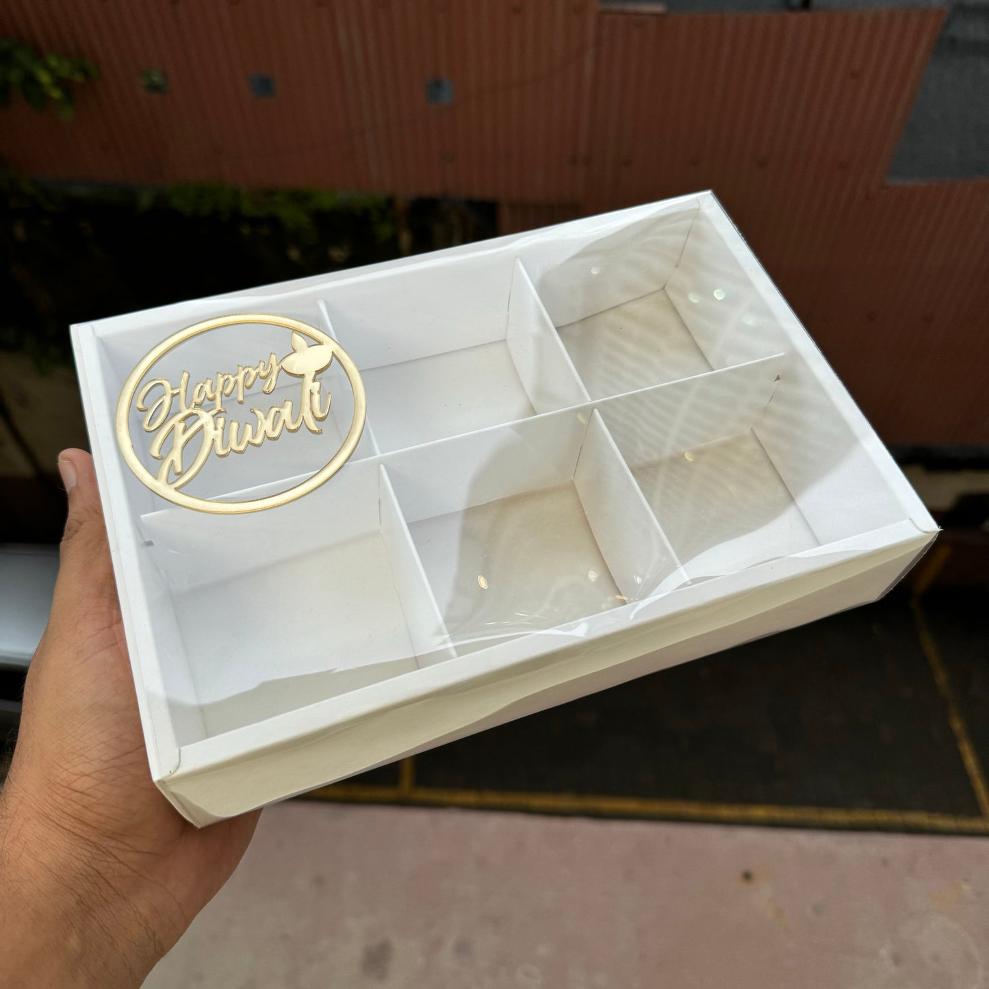 Diwali Brownie Partition Box