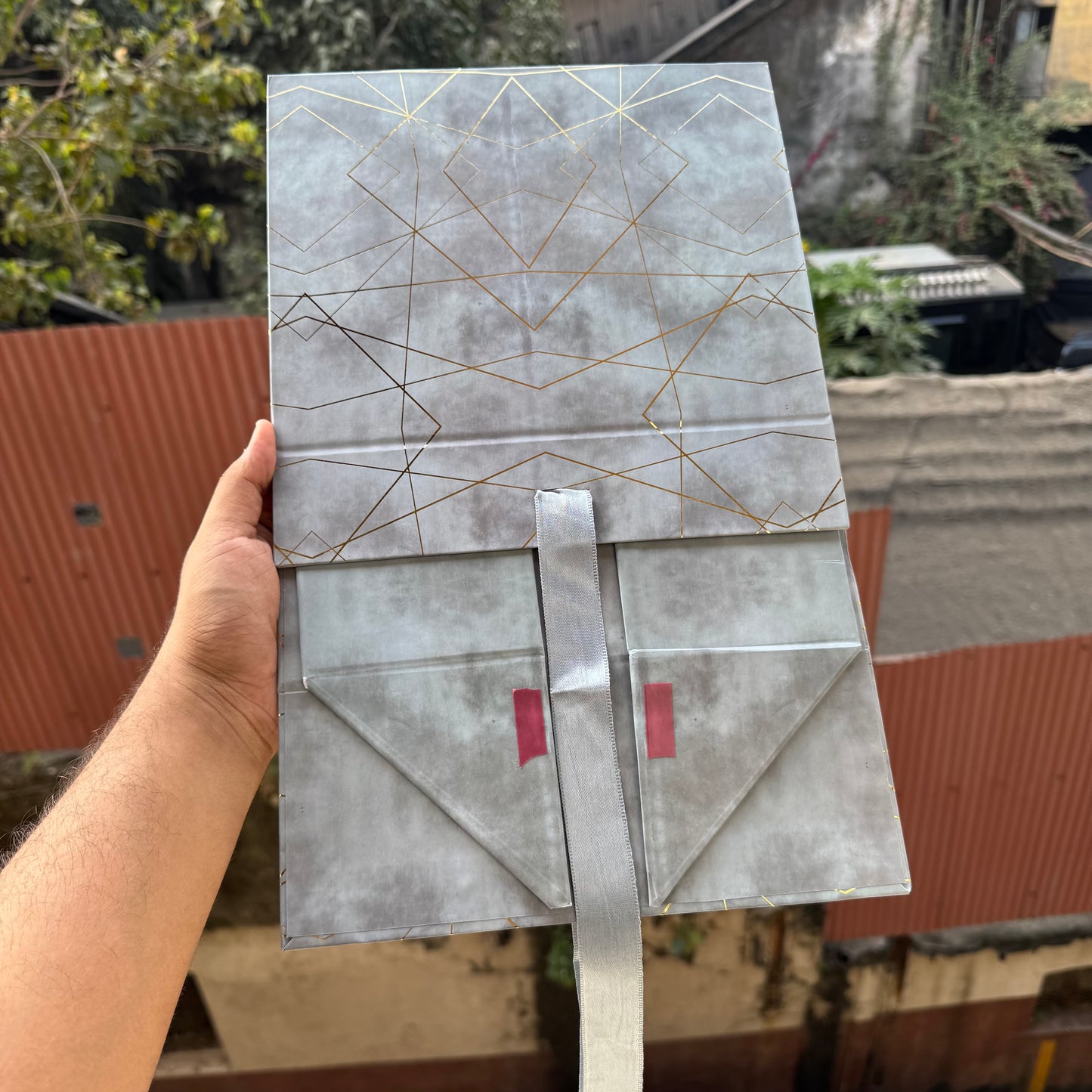 Watercolour Collapsible Hamper Box