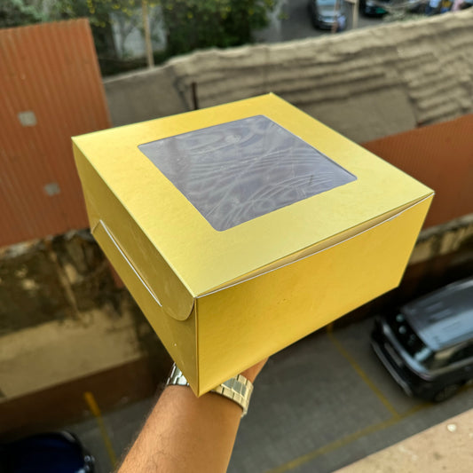 10” 1 kg Gold Cake Box