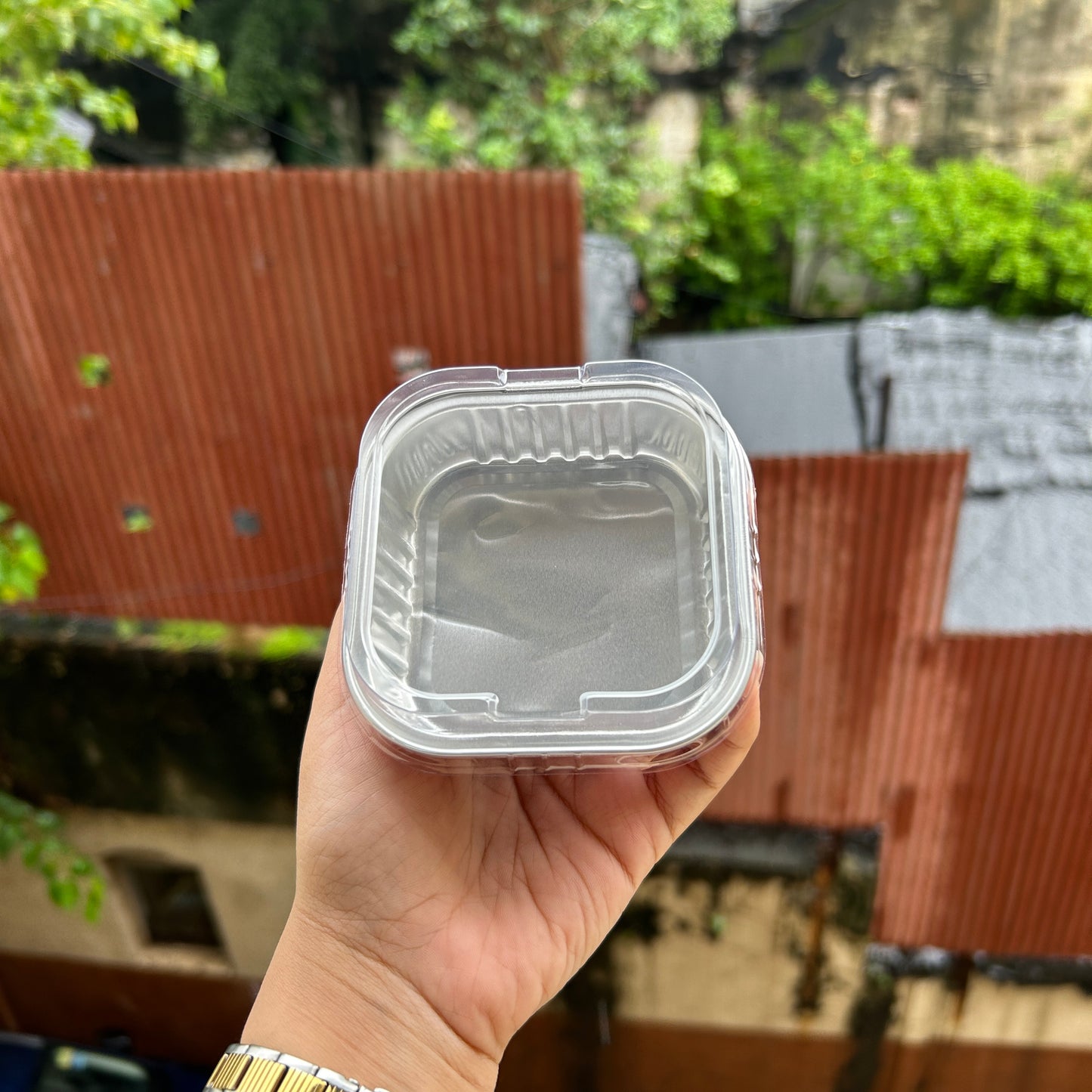 Foil Container Square 3Pcs Pack