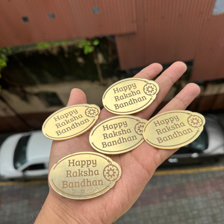 Rakhi Acrylic Coin ( 5 pc )