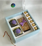 Hamper Box With Compartment Sky Blue (10pcs)