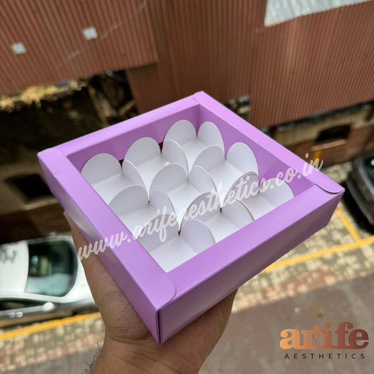 9 Cavity Chocolate Box (10pcs)