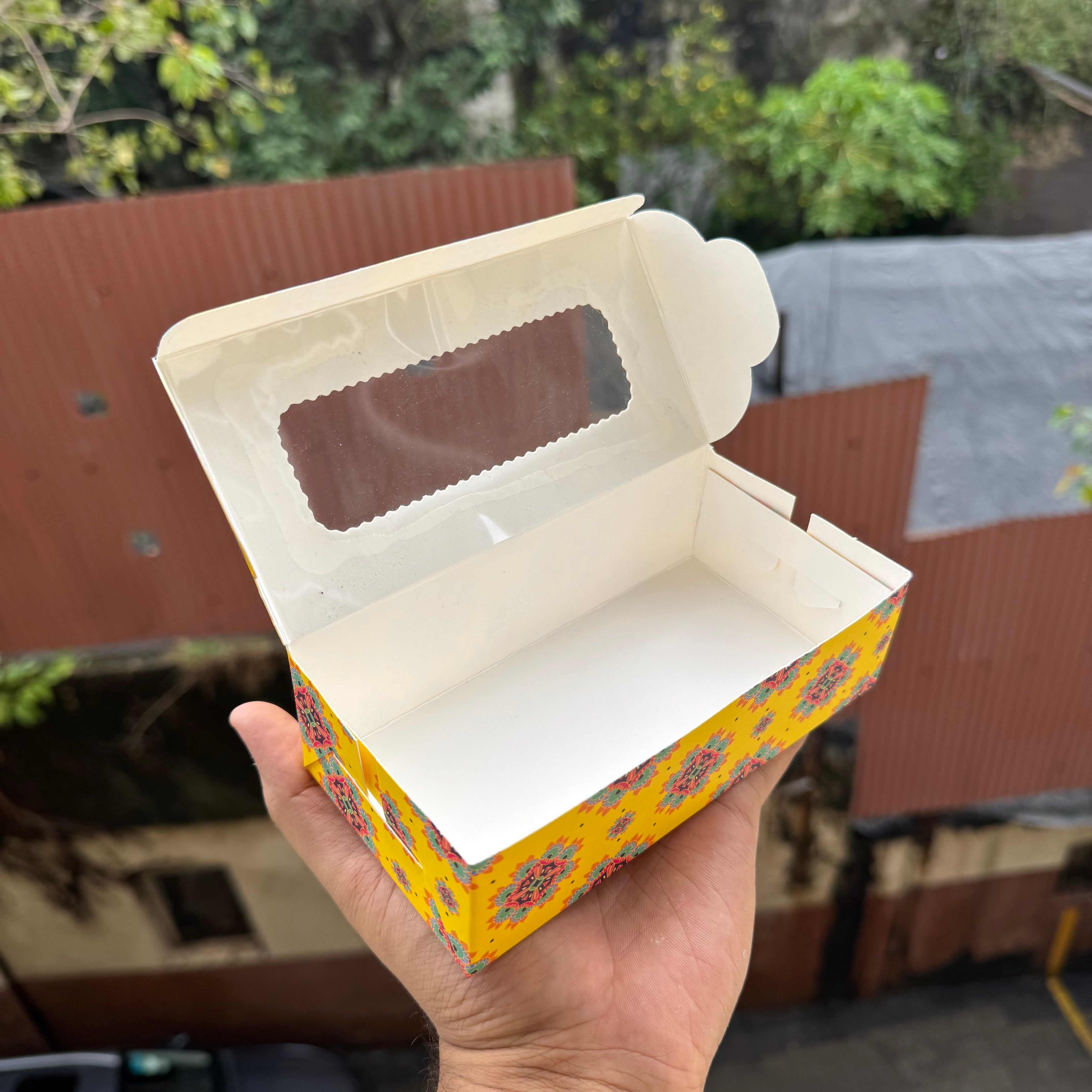 2 Brownie Box Bandhan Collection (10pc) • Yellow Mandala - Arife.Aesthetics