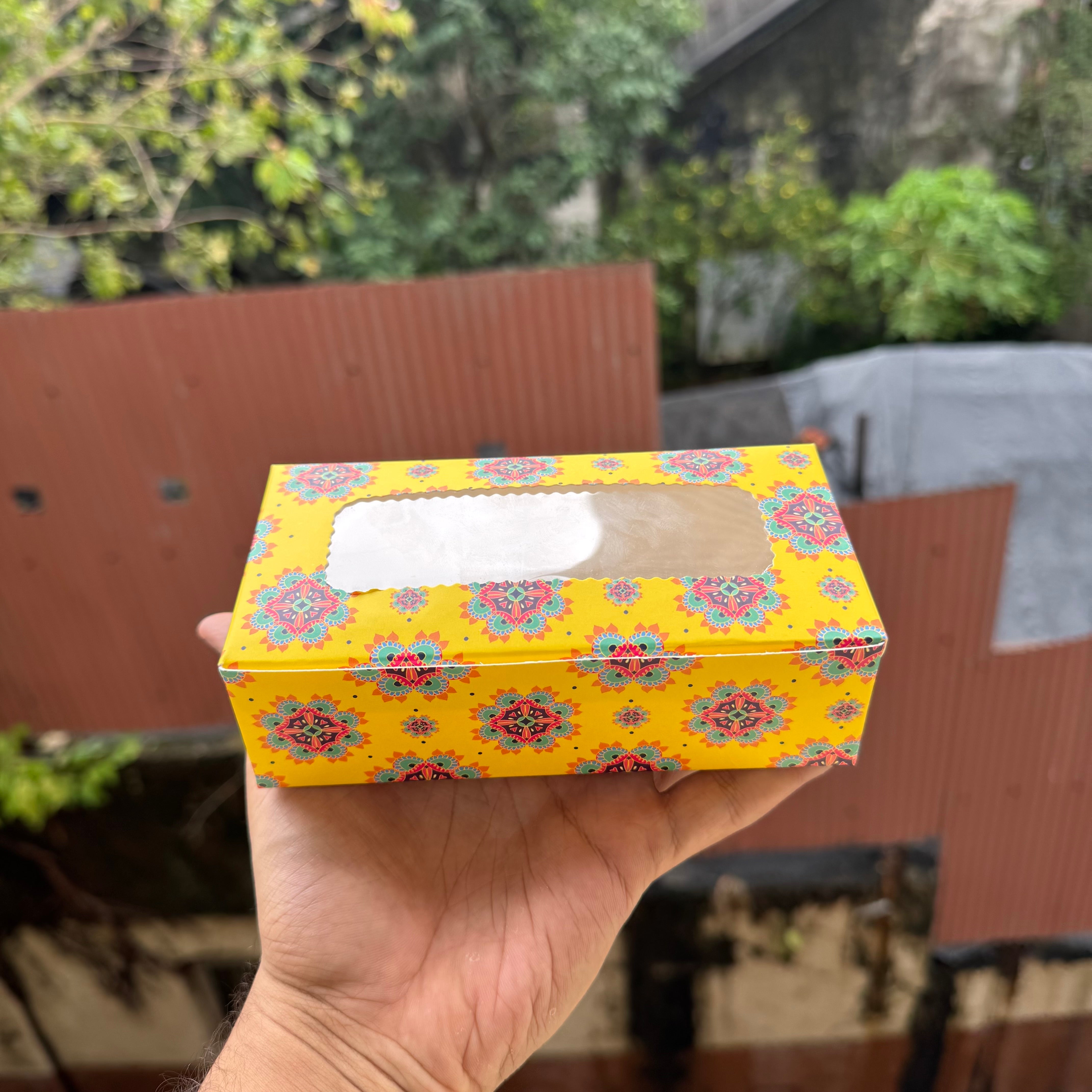 2 Brownie Box Bandhan Collection (10pc) • Yellow Mandala - Arife.Aesthetics