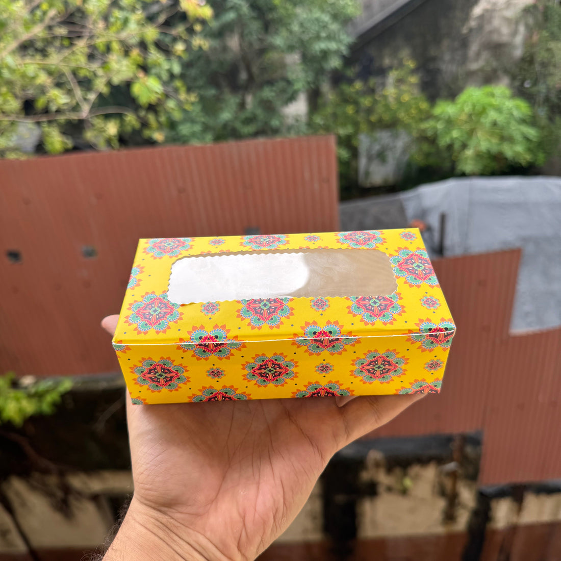 2 Brownie Box Bandhan Collection (10pc) • Yellow Mandala - Arife.Aesthetics