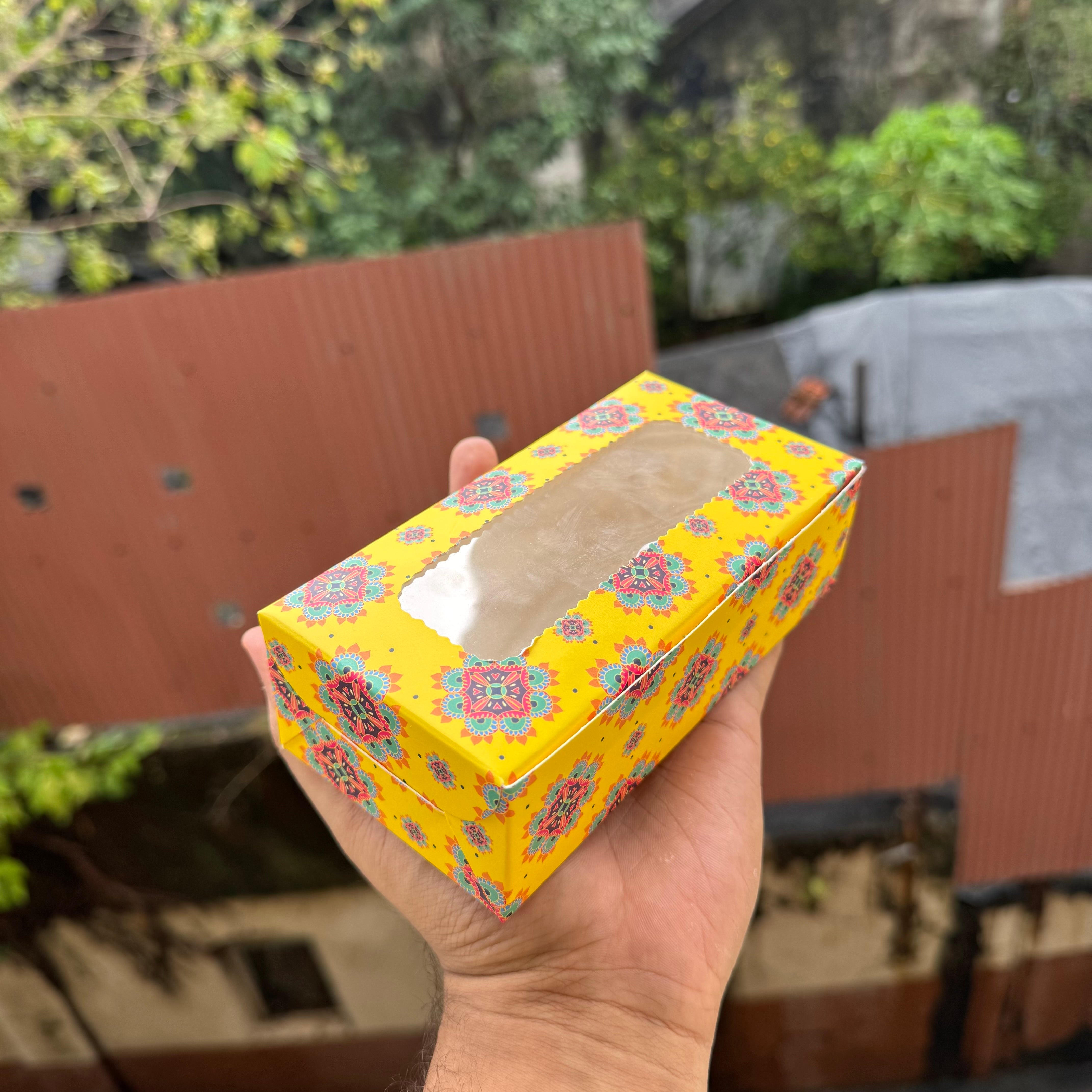 2 Brownie Box Bandhan Collection (10pc) • Yellow Mandala - Arife.Aesthetics