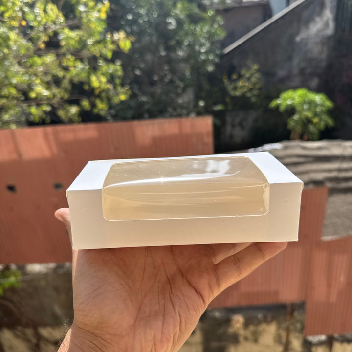 2 Brownie L Shape Window Box White (10pc) - Arife.Aesthetics