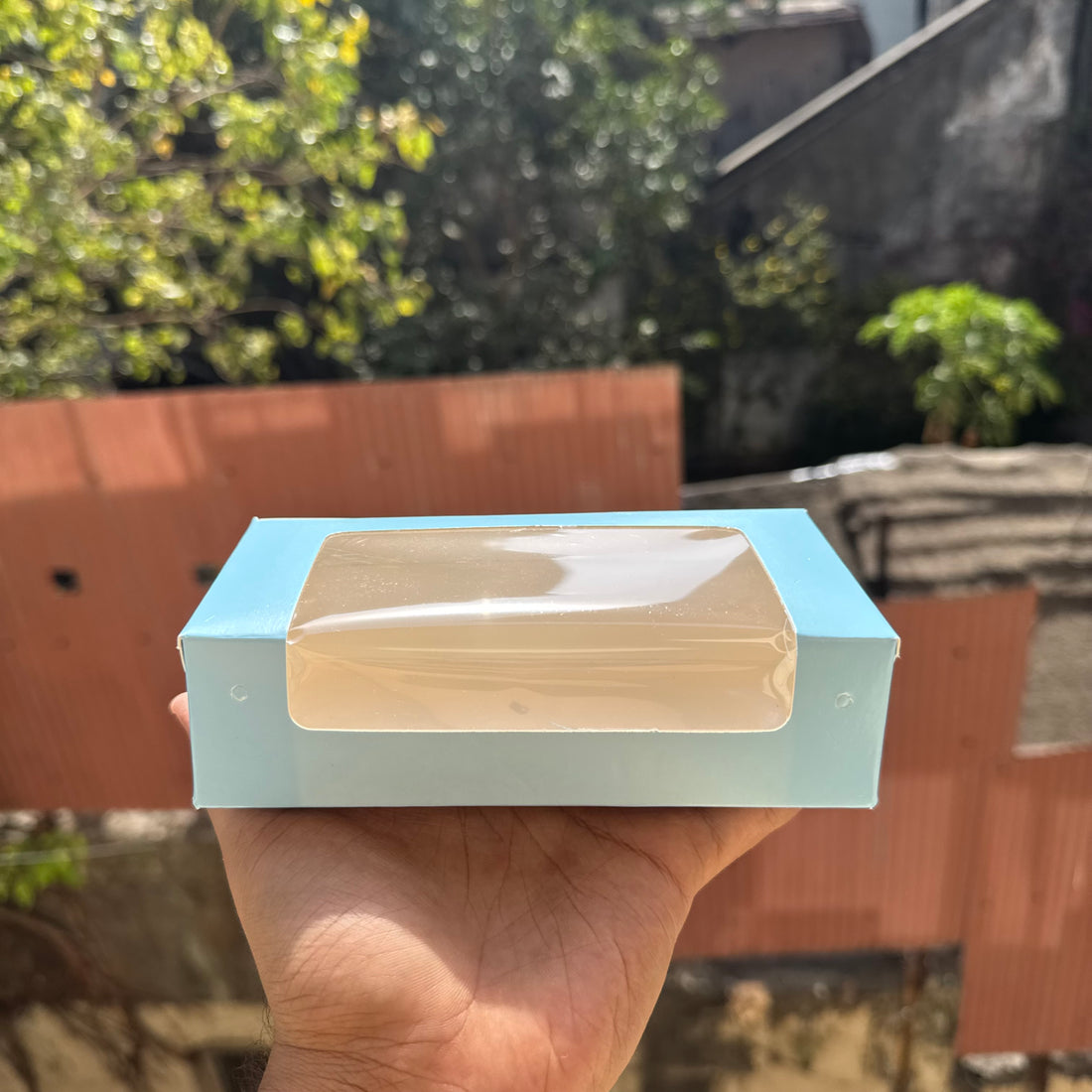 2 Brownie L Shape Window Box Blue (10pc)