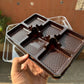 6 Brownie PVC Packaging With Lid (10pcs)