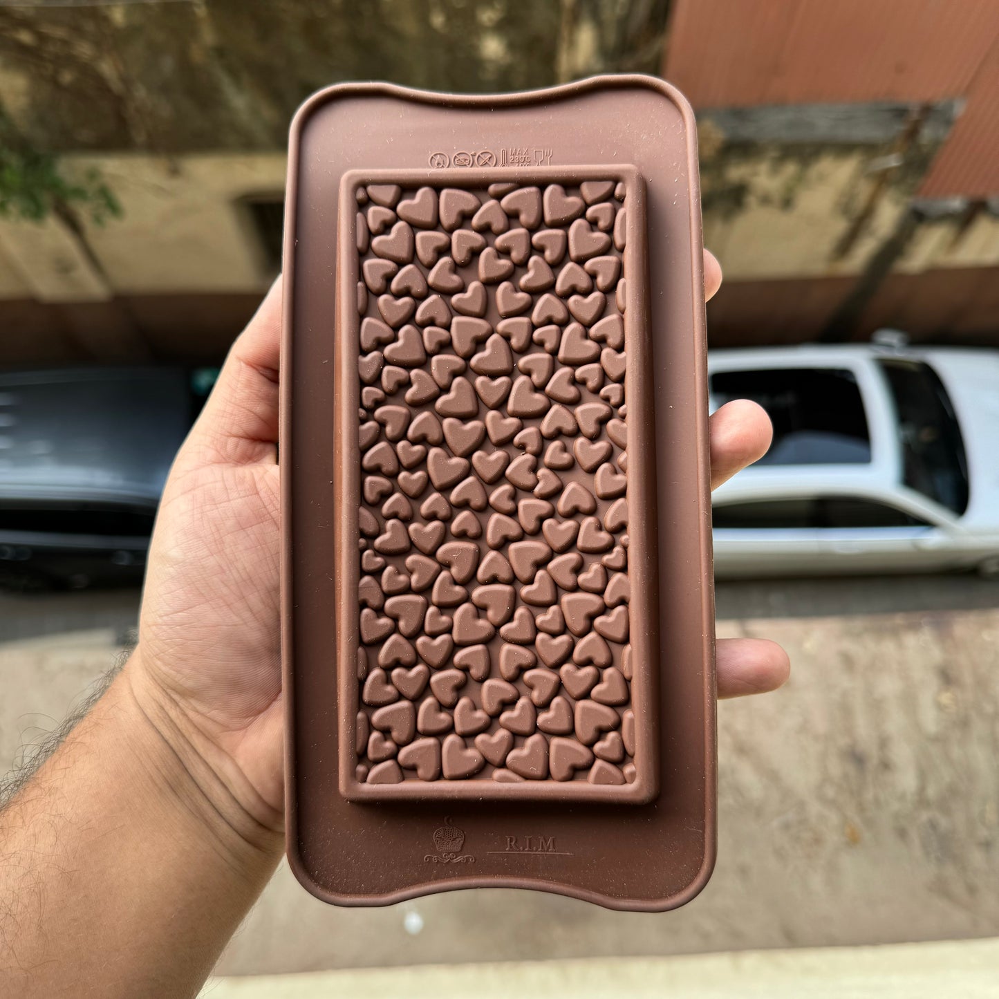 Heart Bar Chocolate Silicon Mould