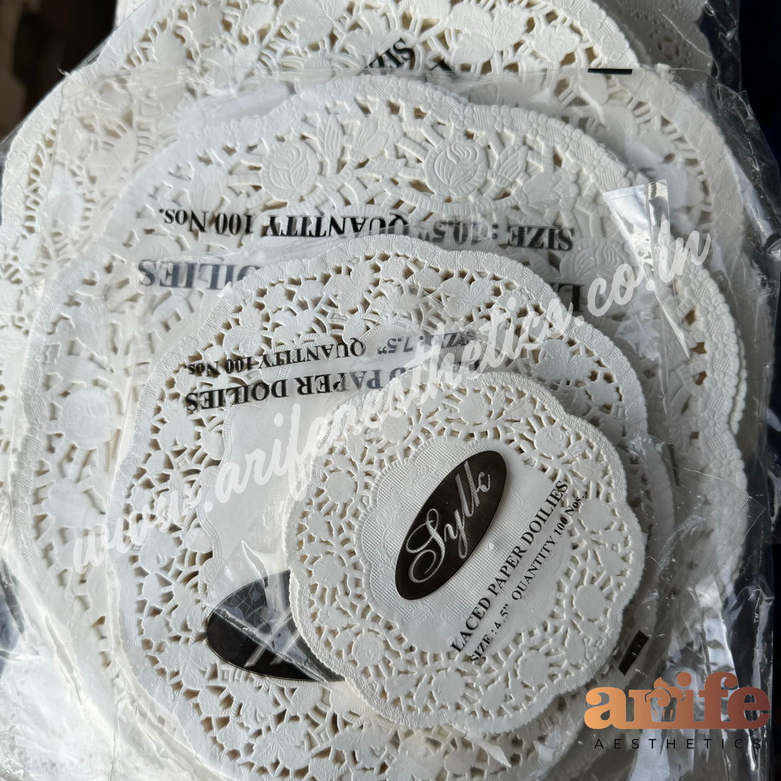 Round Paper Doilies 6.5” (100pcs)