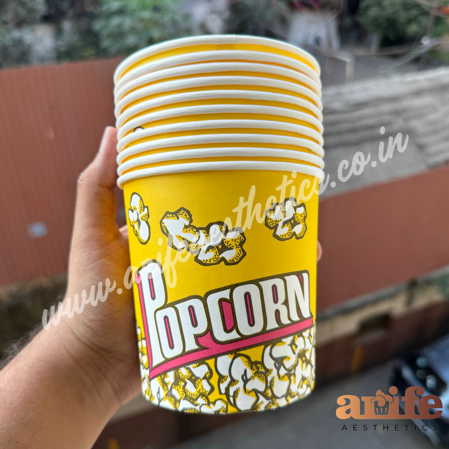 Paper Popcorn Tubs 10pcs