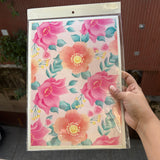 A4 Edible Floral Wafer Sheet