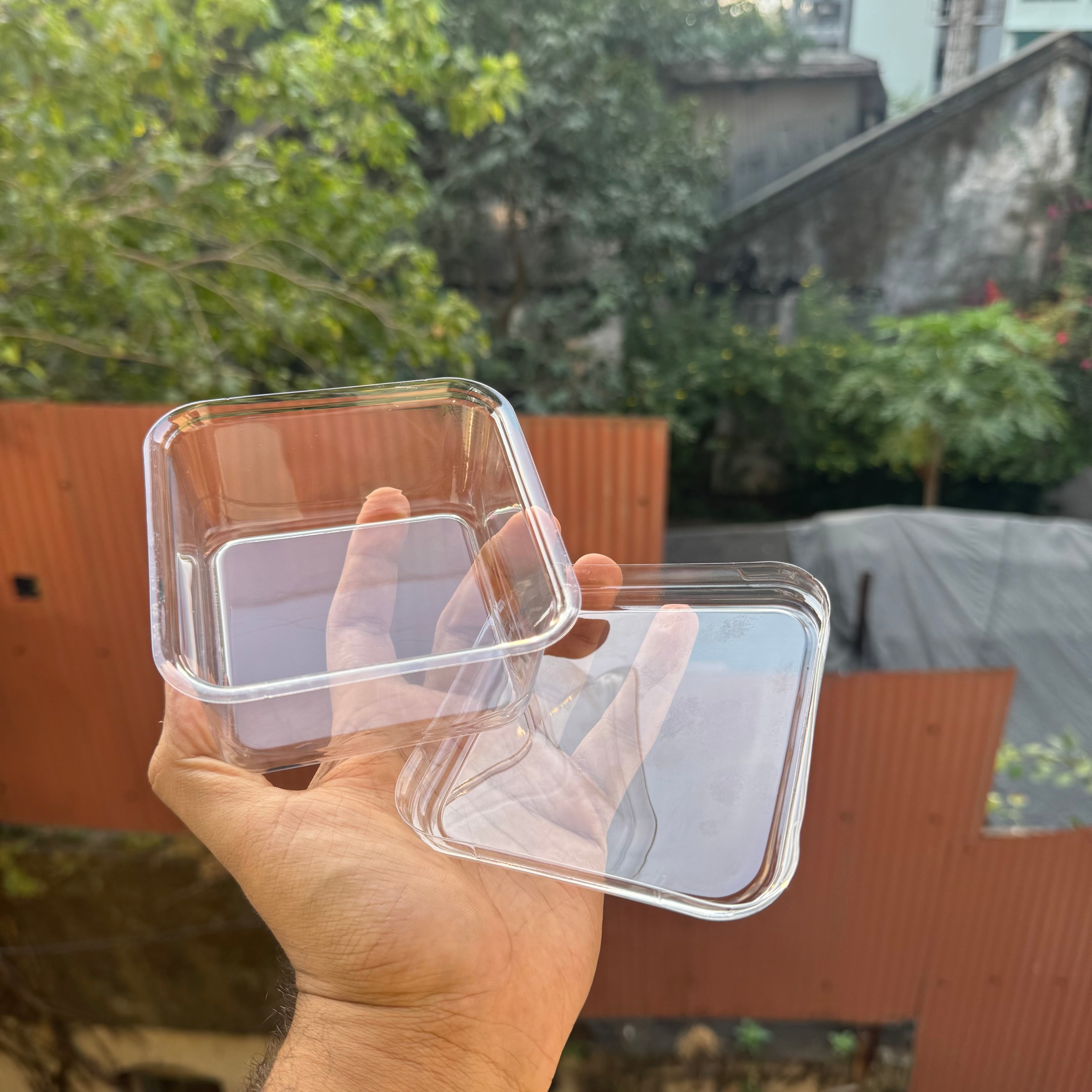Sturdy PVC Square Tub (10pc)