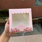 Vintage Pink 4 Brownie Box (10pc)