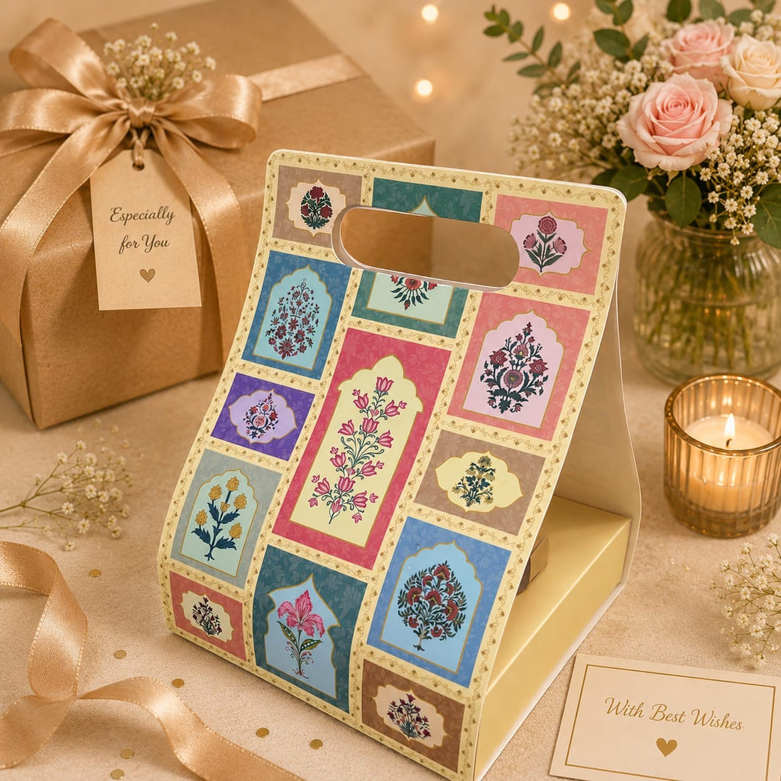 Festive Dream Tin Holder Premium Quality 1pc