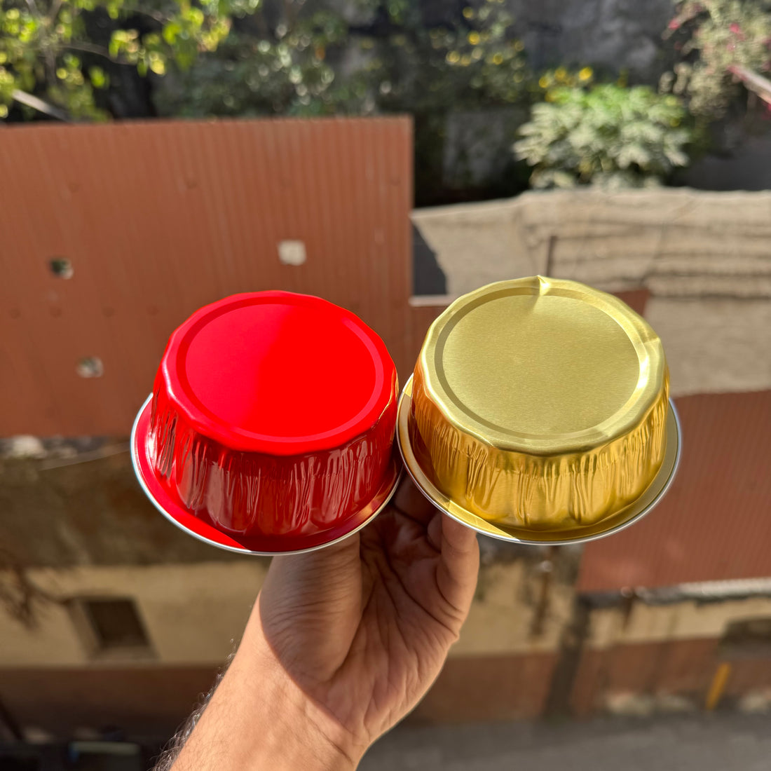 Big Round Foil Container (10pc)