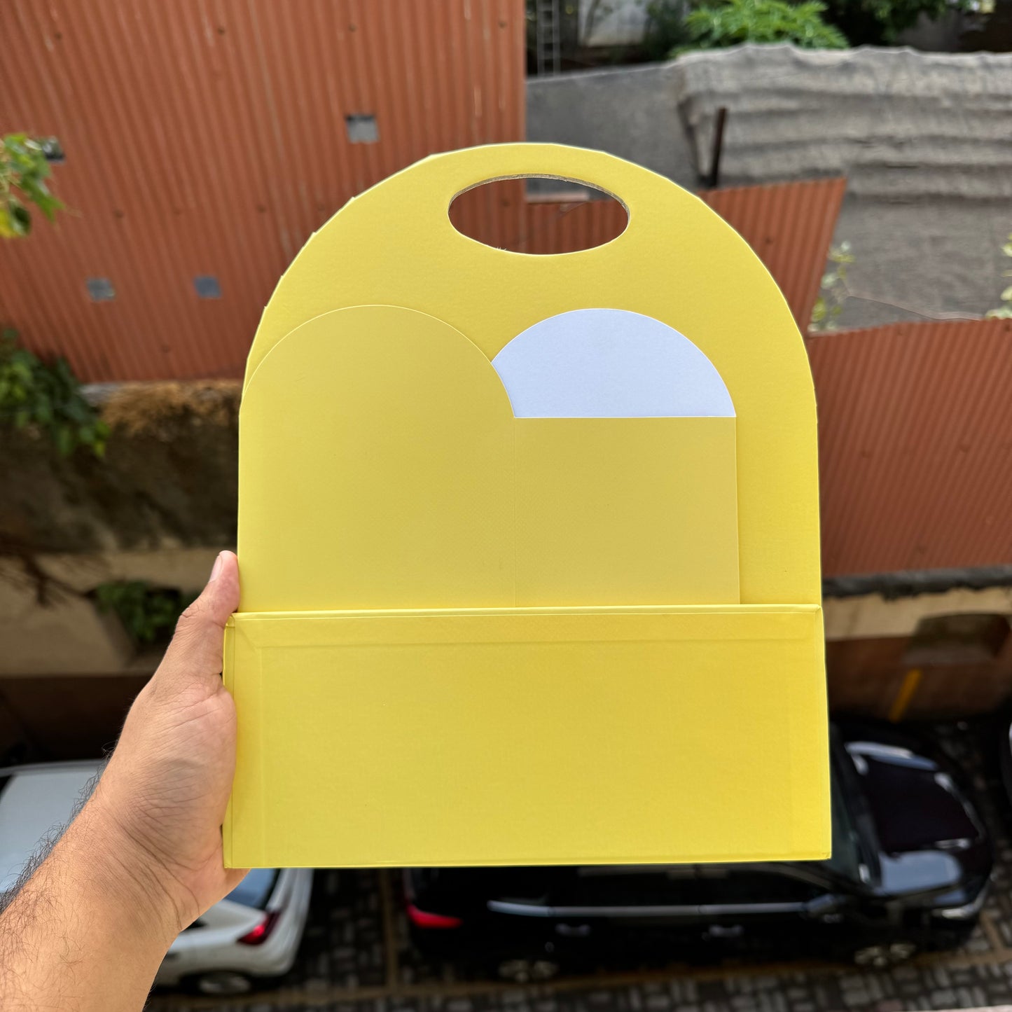 Collapsible Arch Stand Yellow