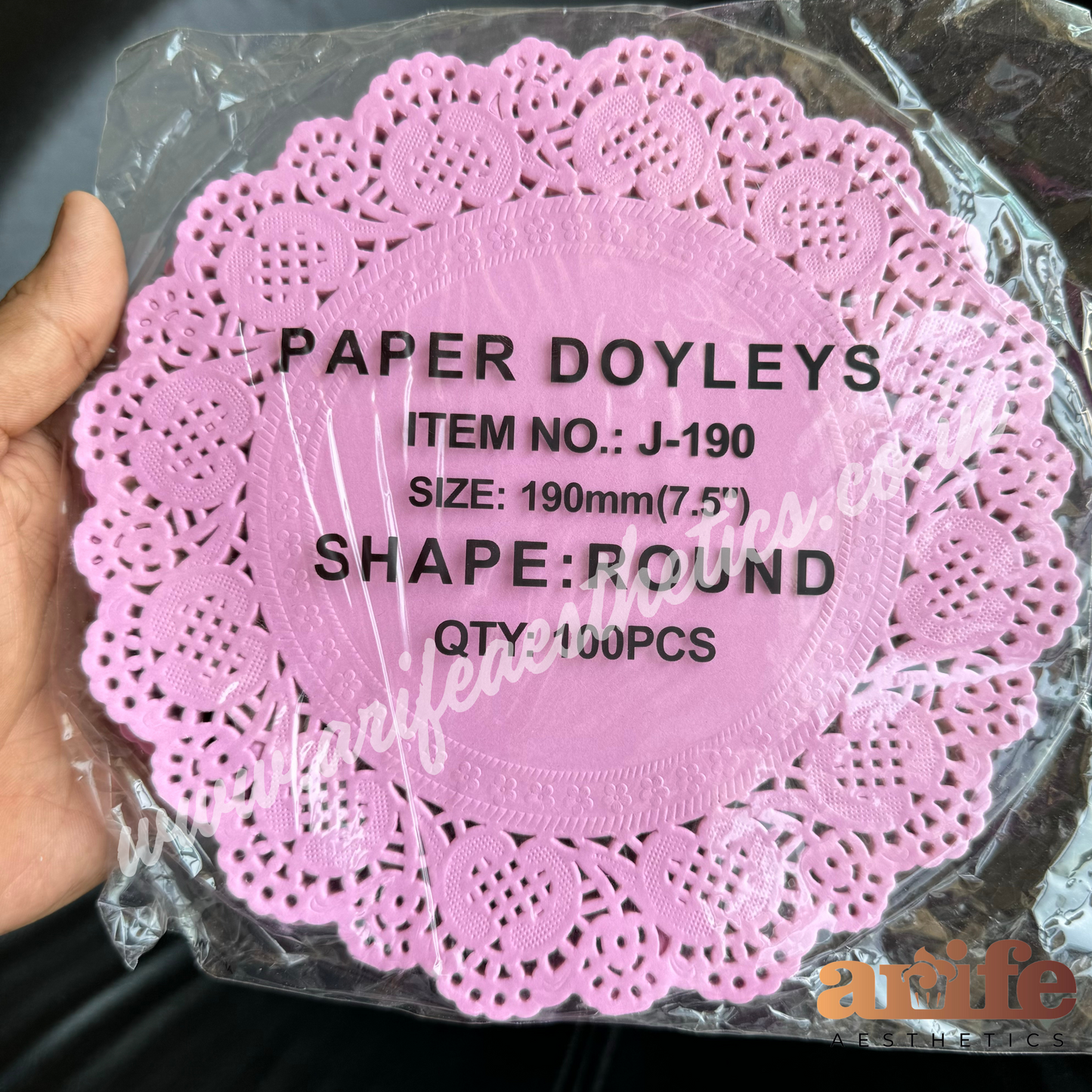 Coloured Round Paper Doilies