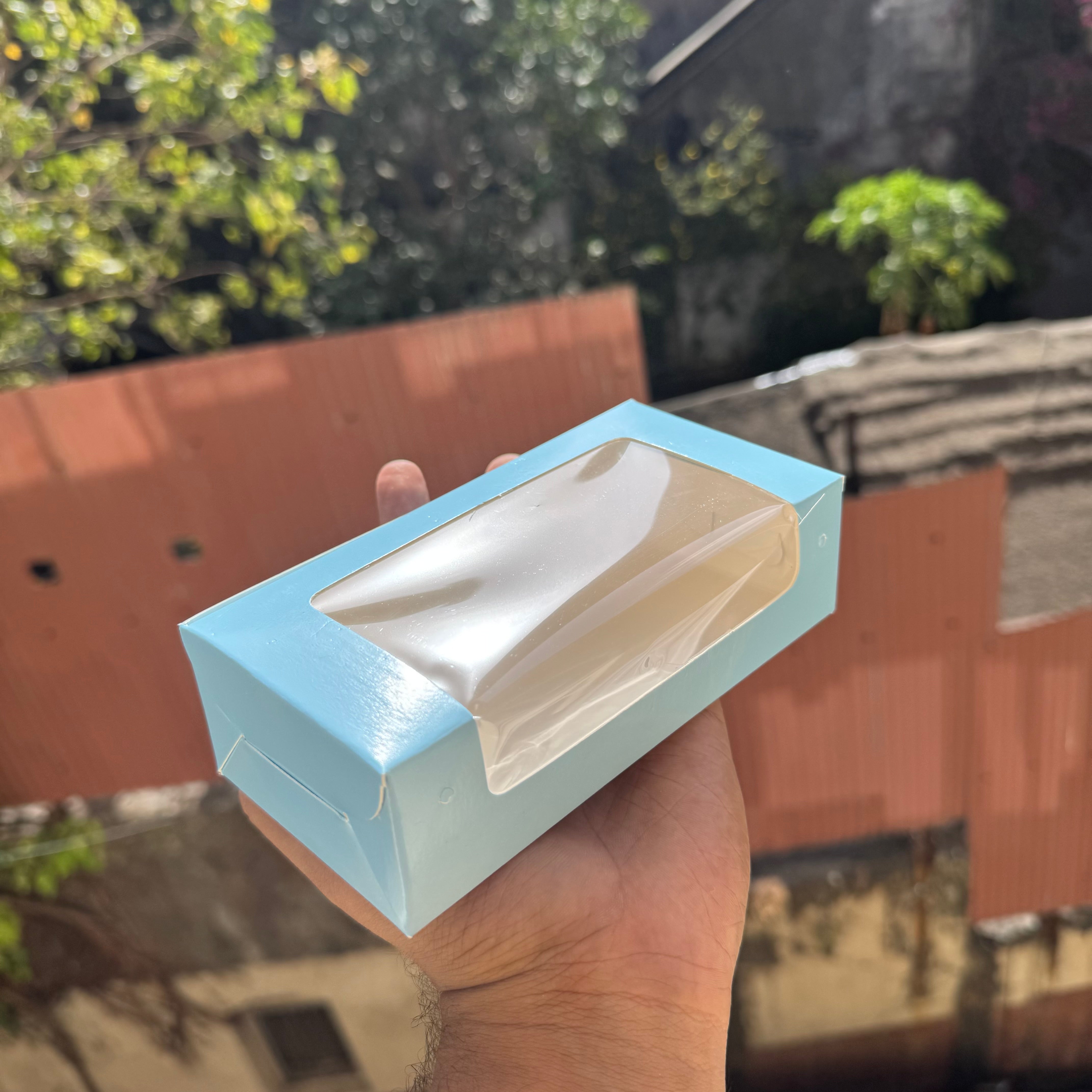 2 Brownie L Shape Window Box Blue (10pc)