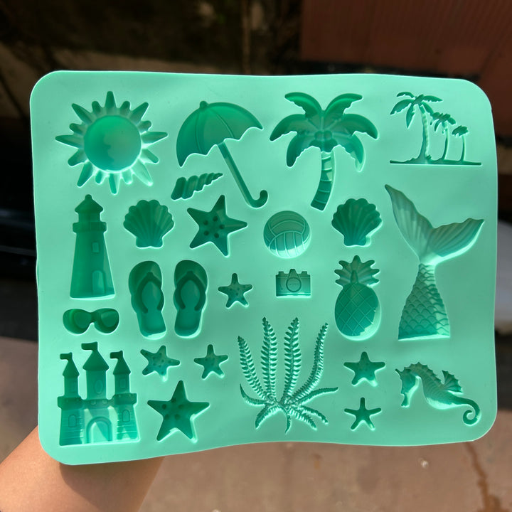 Beach Theme Silicon Mould