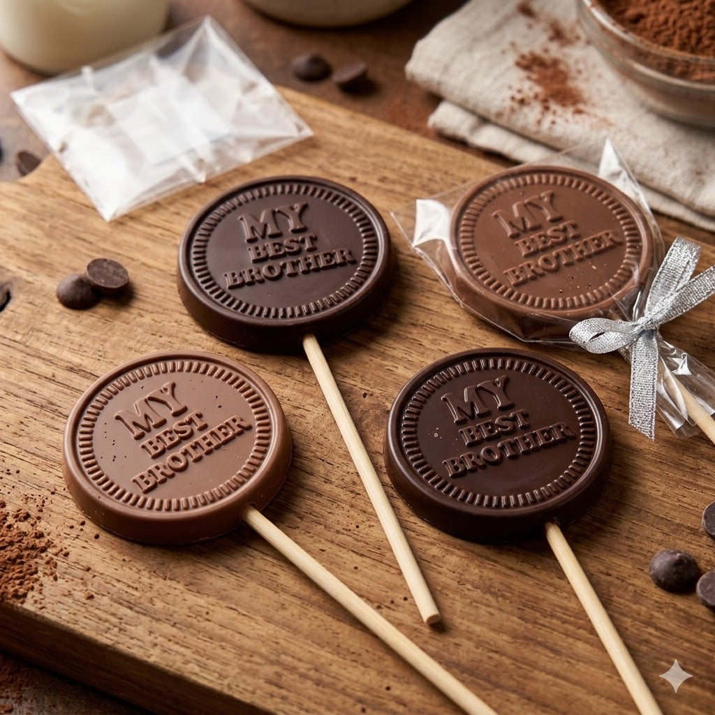 Rakhi Lollipop Cacao PVC Chocolate  Mould Bro