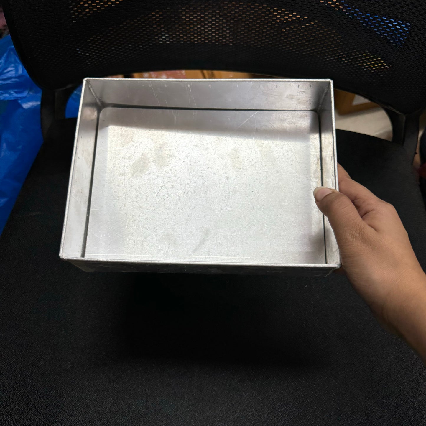 Aluminium Rectangle Tray With Removable Bottom 6x8x2inch