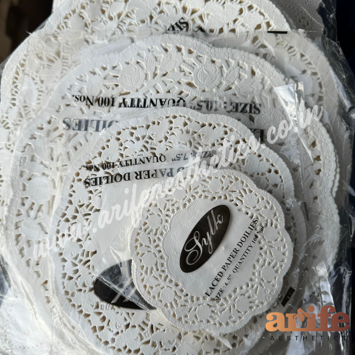 Round Paper Doilies All Size (100pcs)