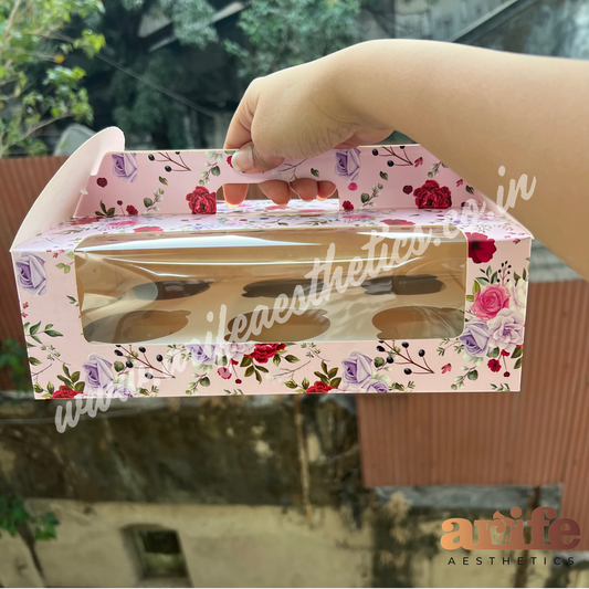 Cupcake Box For 6 Cupcake With Handle