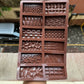 12in1 Mini Bar Designer Silicon Chocolate Brown Mould