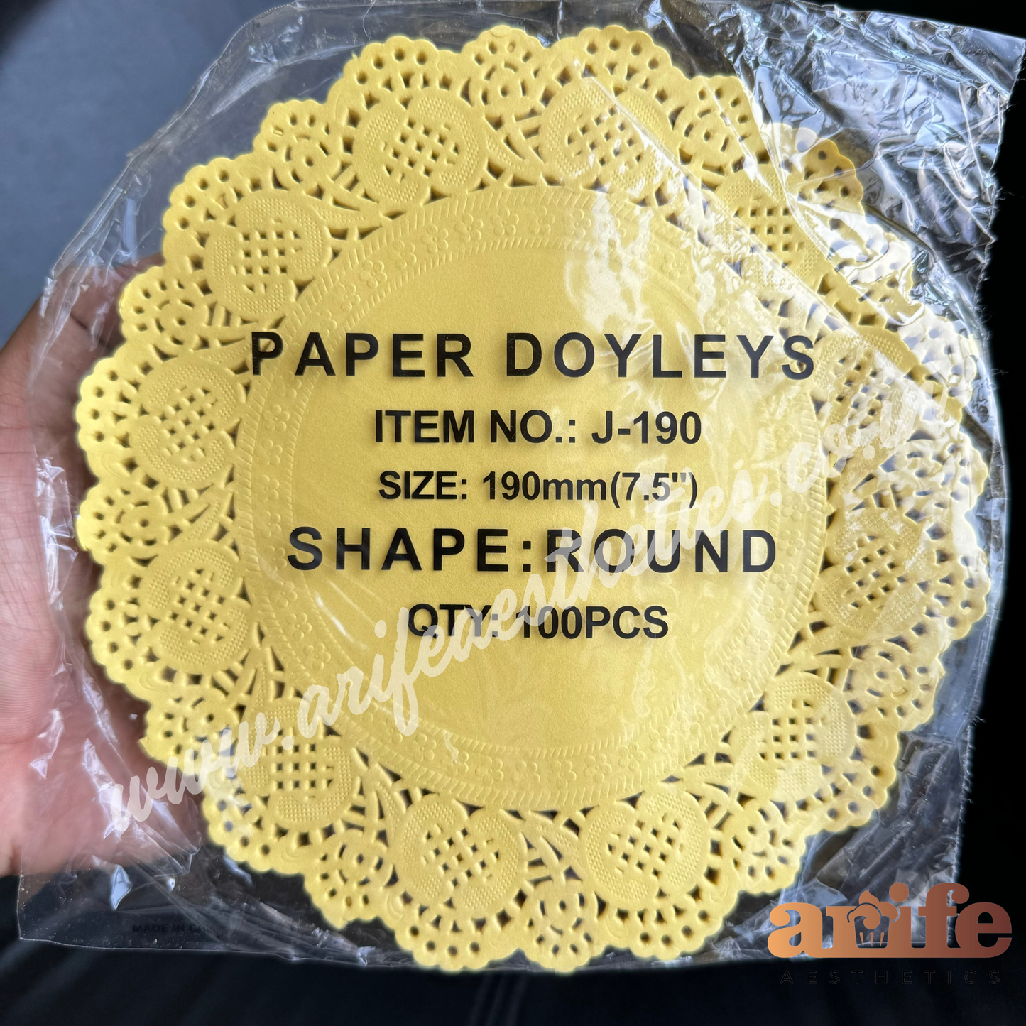 Coloured Round Paper Doilies