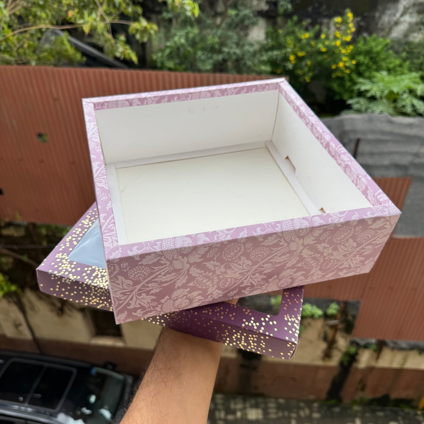 Festive Top Bottom Hamper Box (10pc)