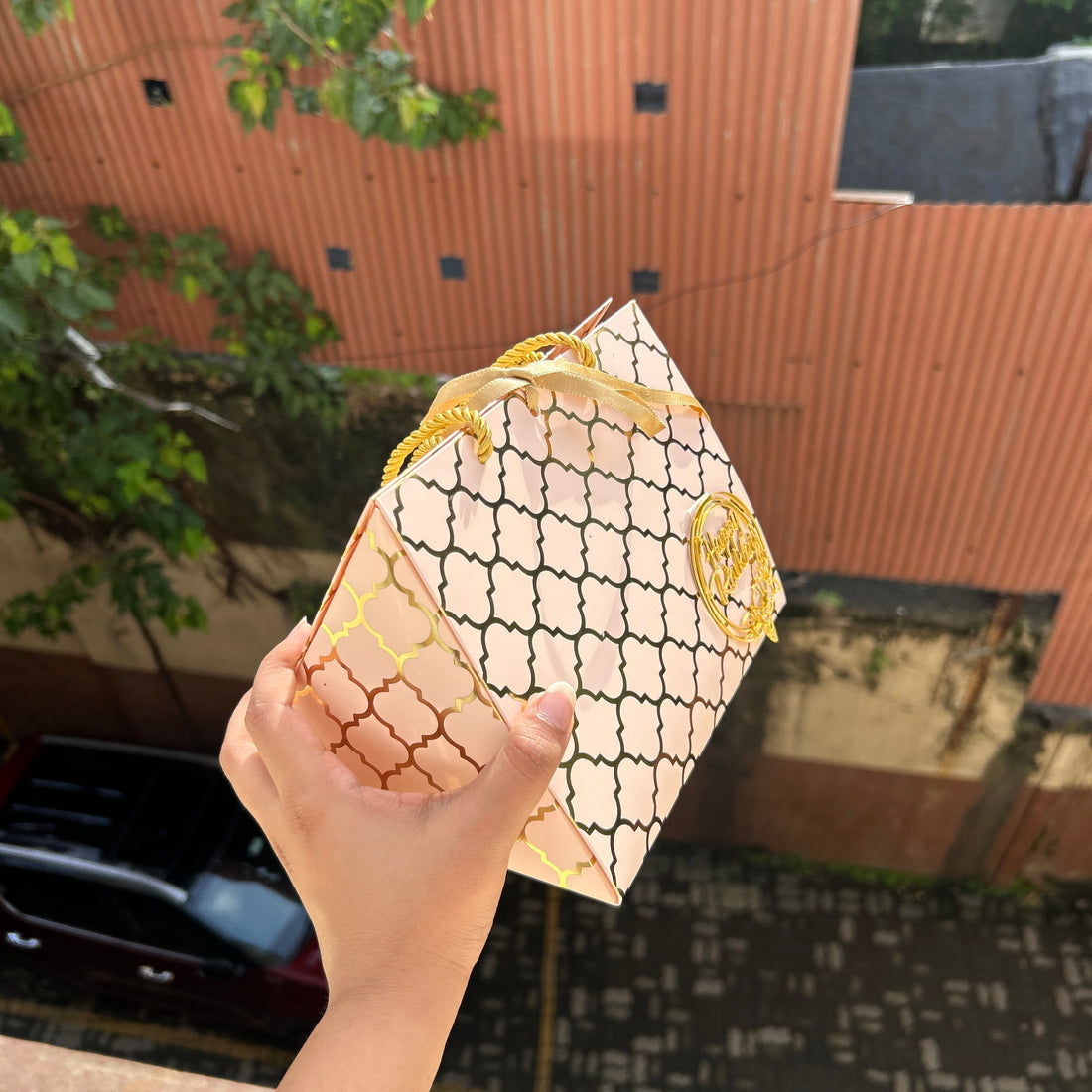 Diwali Pastel Triangle Bag